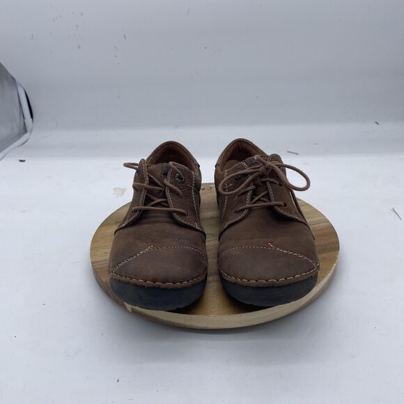 Josef Seibel Fergey Oxfords Womens 6 Brown Leather Lace Up Comfort Walking Shoes - Picture 2 of 11